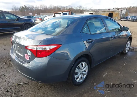 2016 Toyota Corolla Le from USA, damaged, VIN 2T1BURHEXGC727566